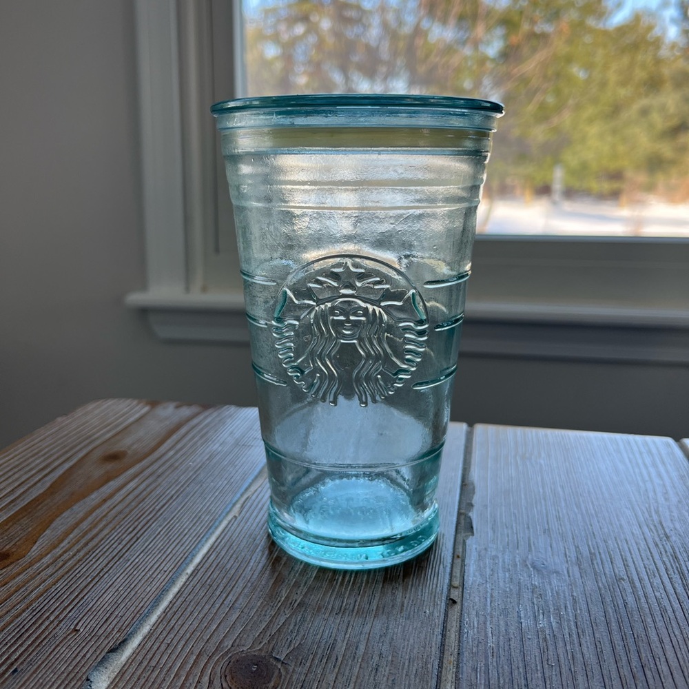 Recycled glass Starbucks cup